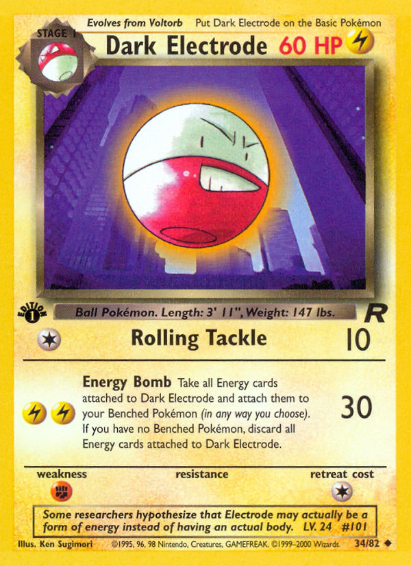 Dark Electrode - Team Rocket SET-34