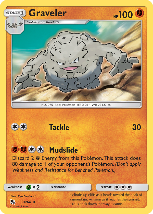 Graveler - Hidden Fates SET-34