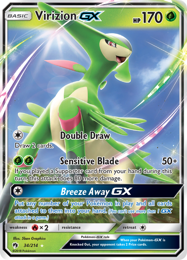 Virizion-GX - Lost Thunder SET-34