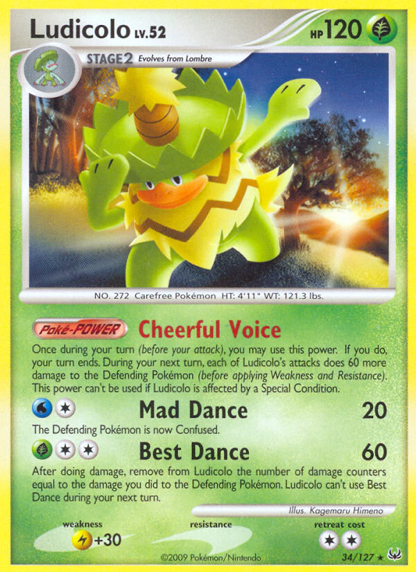 Ludicolo - Platinum SET-34