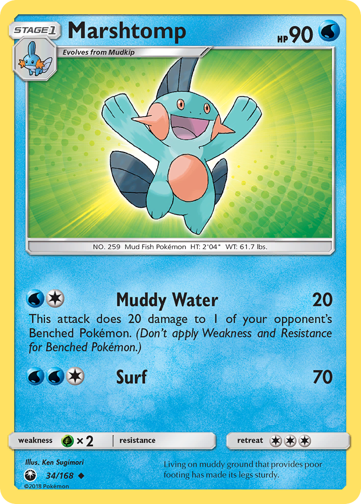 Marshtomp - Celestial Storm SET-34