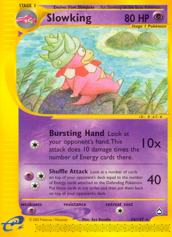Slowking - Aquapolis SET-34