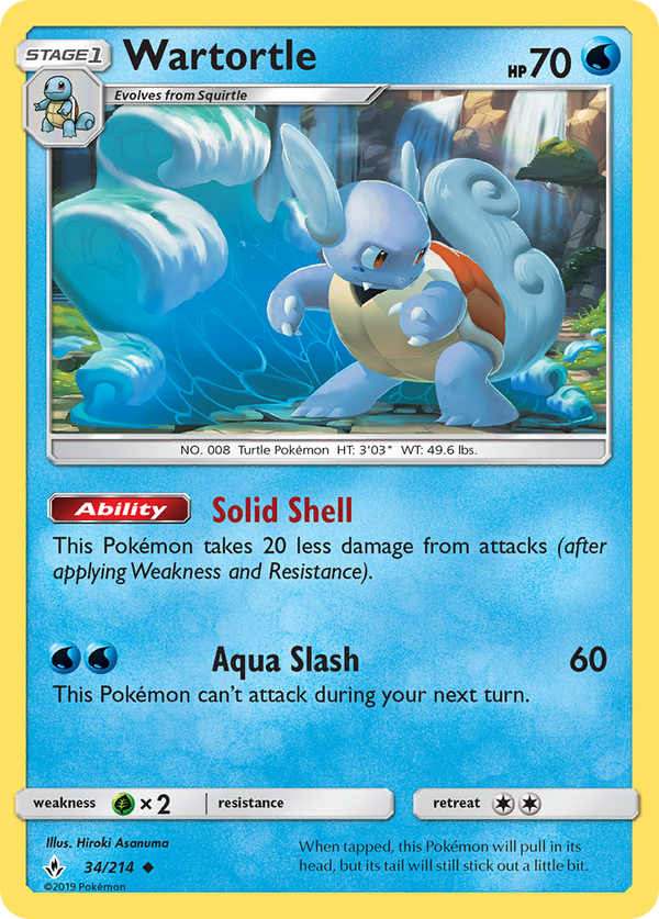 Wartortle - Unbroken Bonds SET-34
