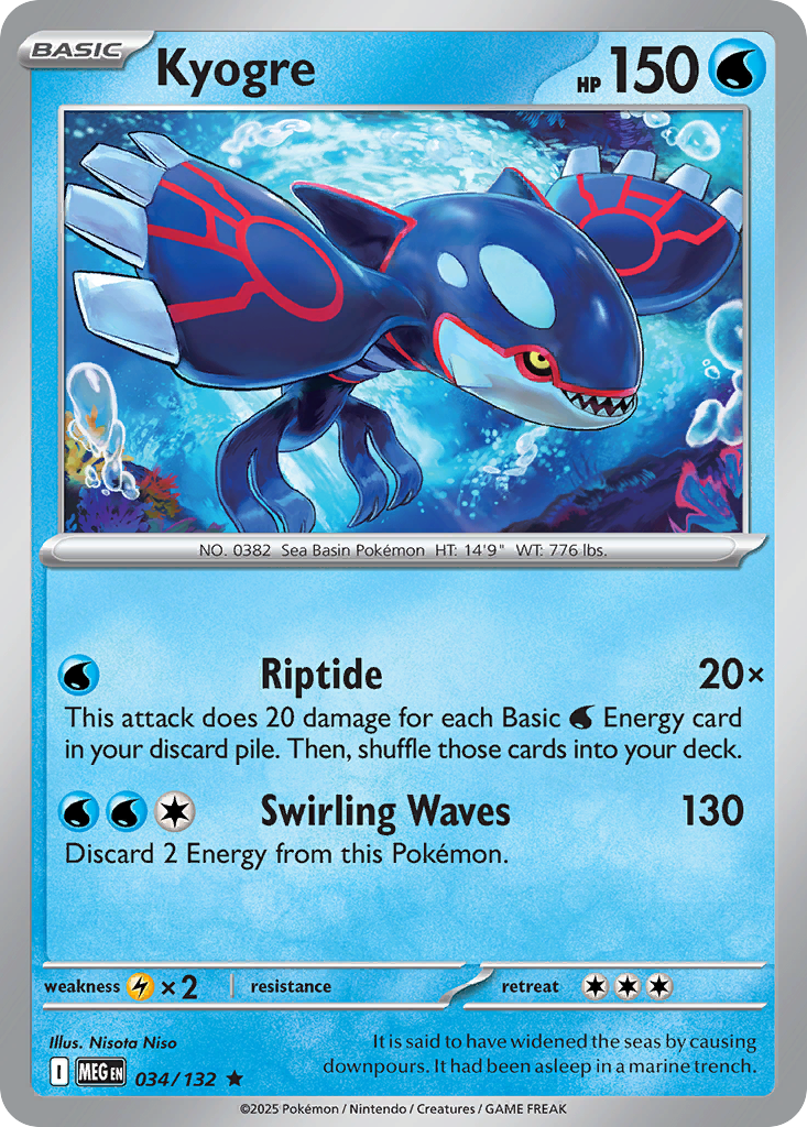 Kyogre - Mega Evolution SET-34