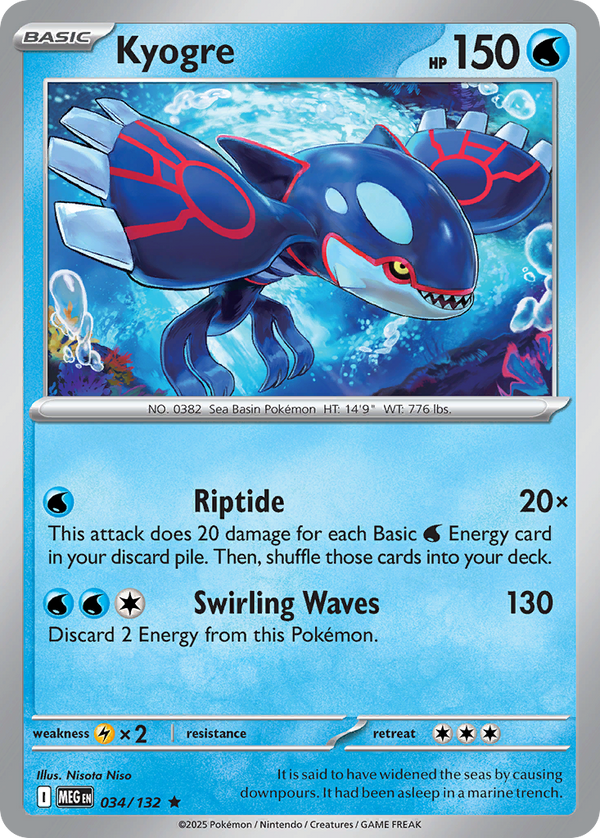 Kyogre - Mega Evolution SET-34