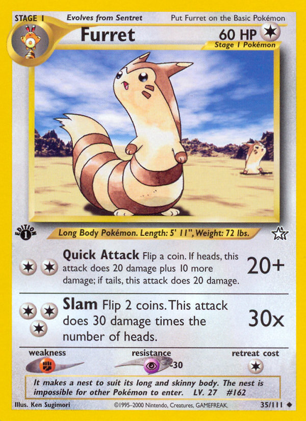Furret - Neo Genesis SET-35