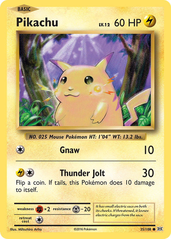 Pikachu - Evolutions SET-35