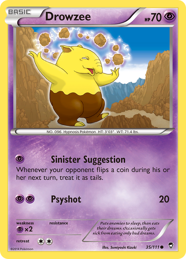 Drowzee - Furious Fists SET-35