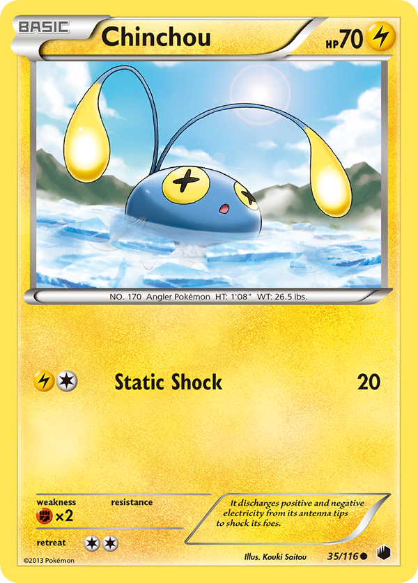 Chinchou - Plasma Freeze SET-35