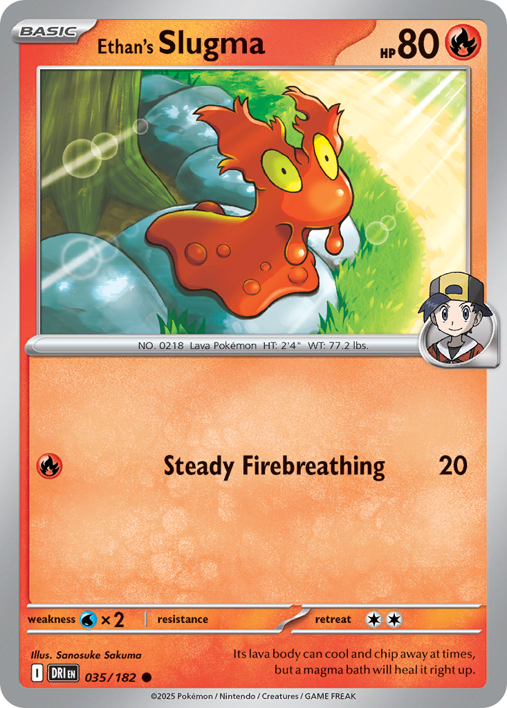 Ethan's Slugma - Destined Rivals SET-35