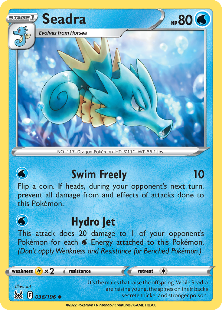 Seadra - Lost Origin SET-36