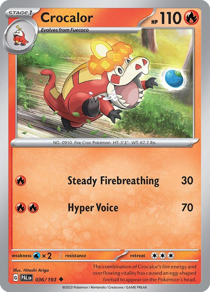 Crocalor - Paldea Evolved SET-36