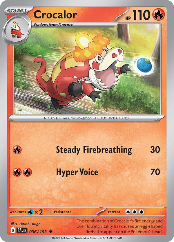 Crocalor - Paldea Evolved SET-36