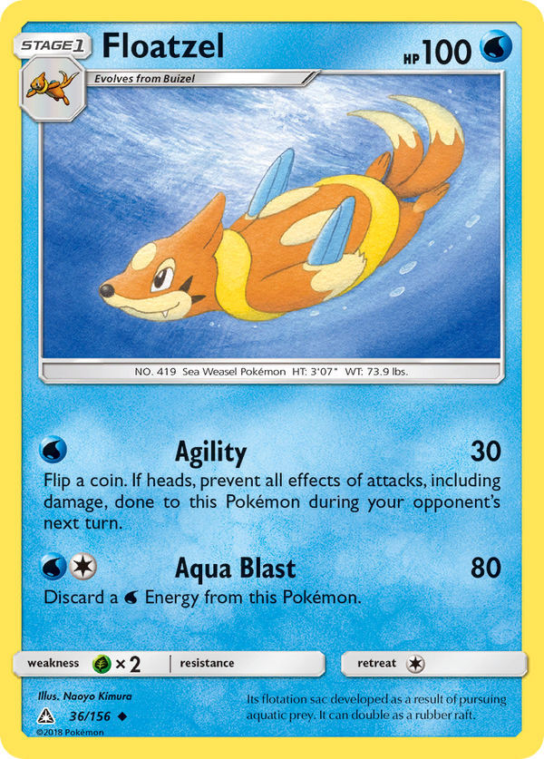 Floatzel - Ultra Prism SET-36