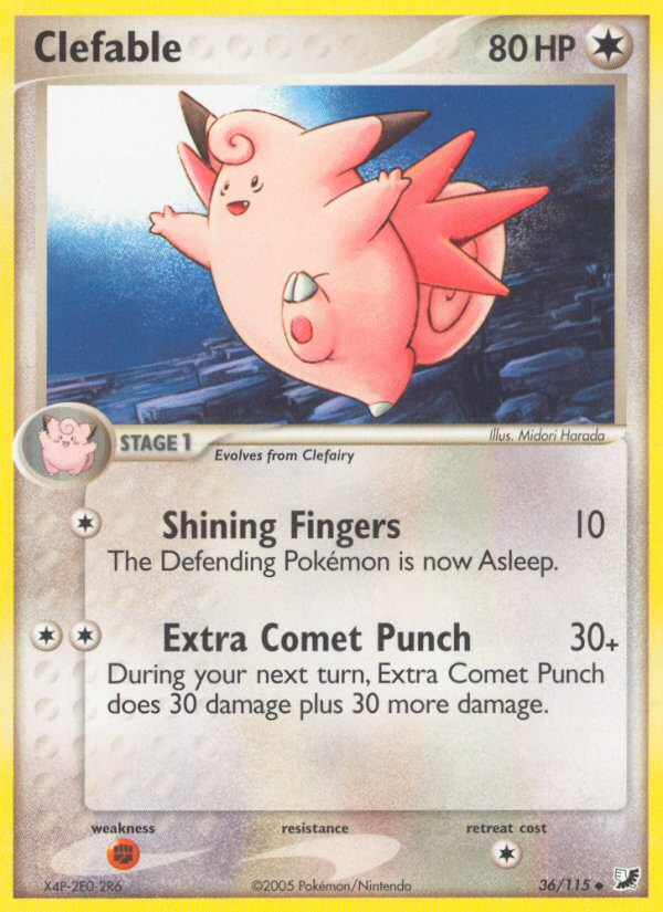 Clefable - Unseen Forces SET-36