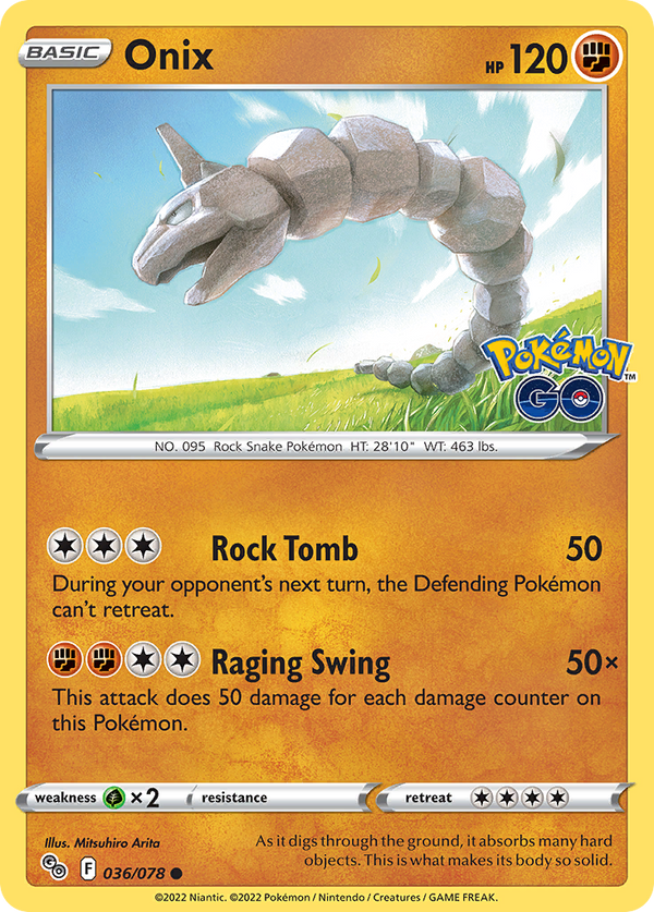 Onix - Pokemon GO SET-36
