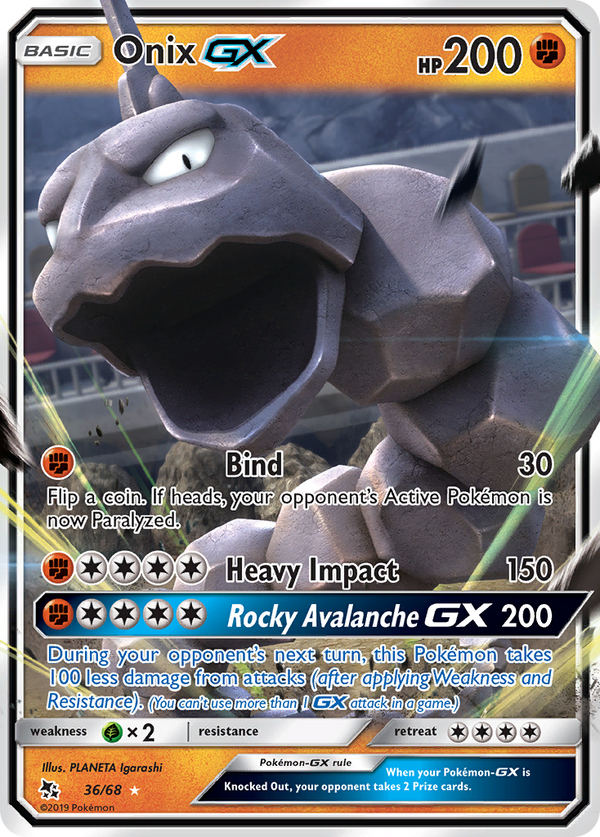Onix-GX - Hidden Fates SET-36