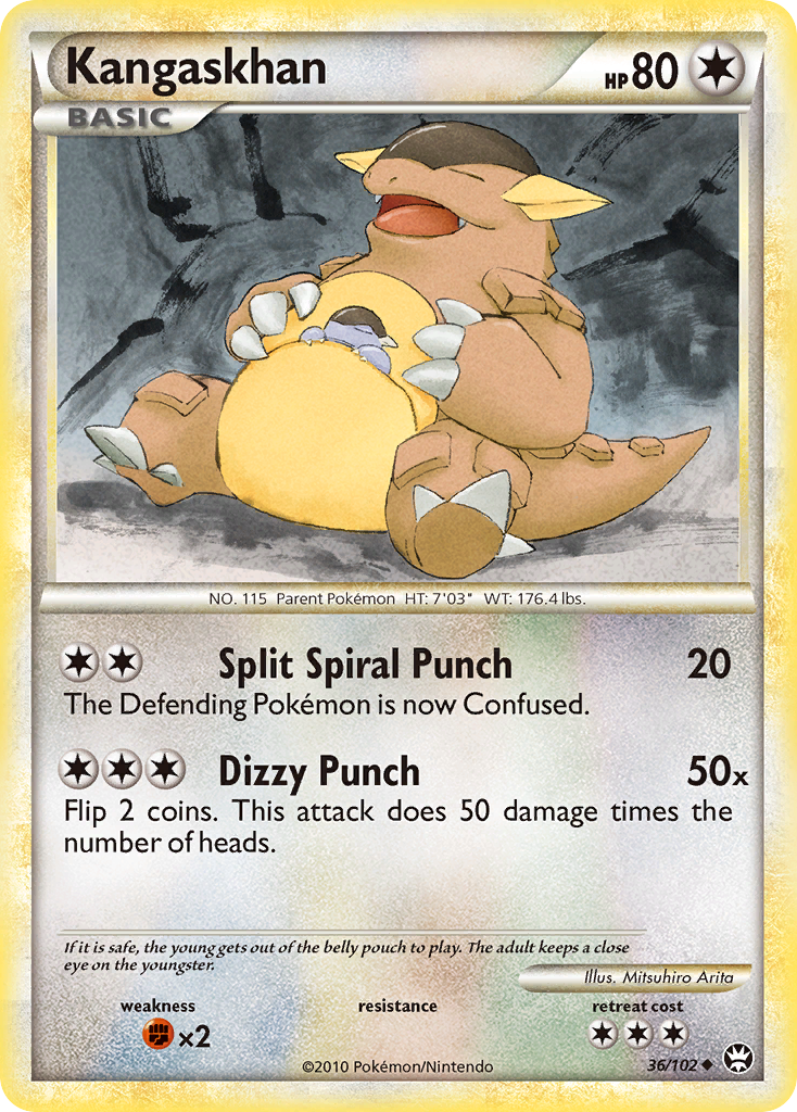 Kangaskhan - HS Triumphant SET-36