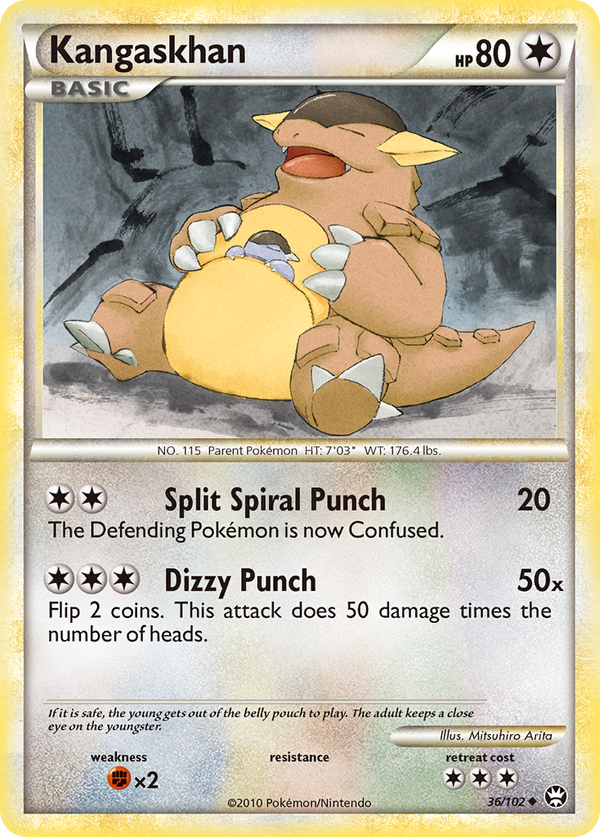 Kangaskhan - HS Triumphant SET-36