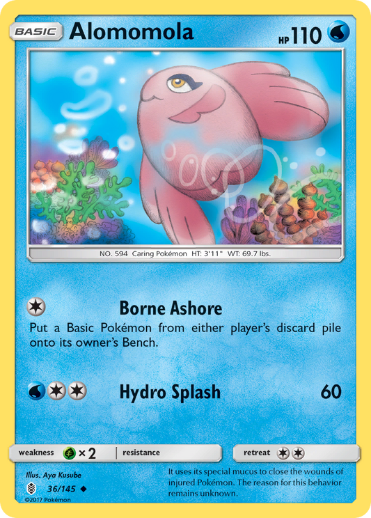 Alomomola (Guardians Rising SET) (Pokémon) (Basic) (Water) (HP: 110) (Uncommon) (PKM Guardians Rising SET-108)