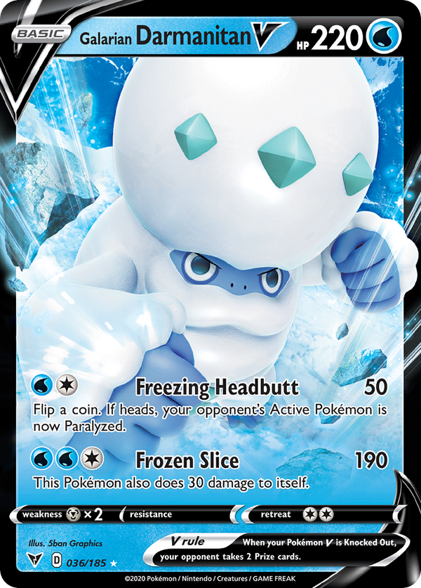 Galarian Darmanitan V - Vivid Voltage SET-36