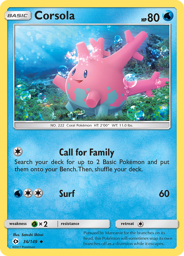 Corsola - Sun & Moon SET-36