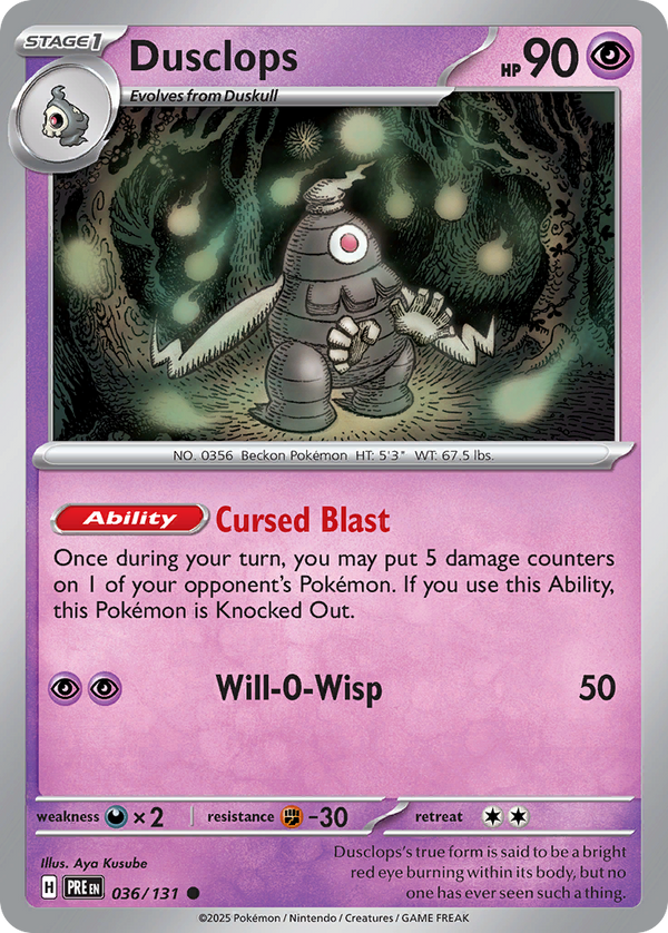 Dusclops - Prismatic Evolutions SET-36