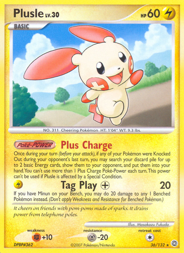 Plusle - Secret Wonders SET-36