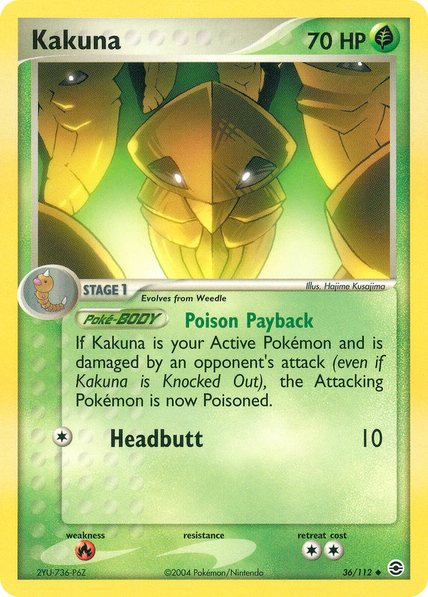 Kakuna - FireRed & LeafGreen SET-36
