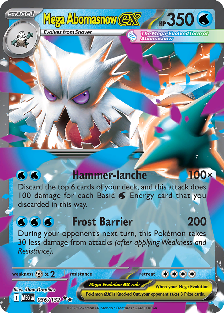Mega Abomasnow EX - Mega Evolution SET-36