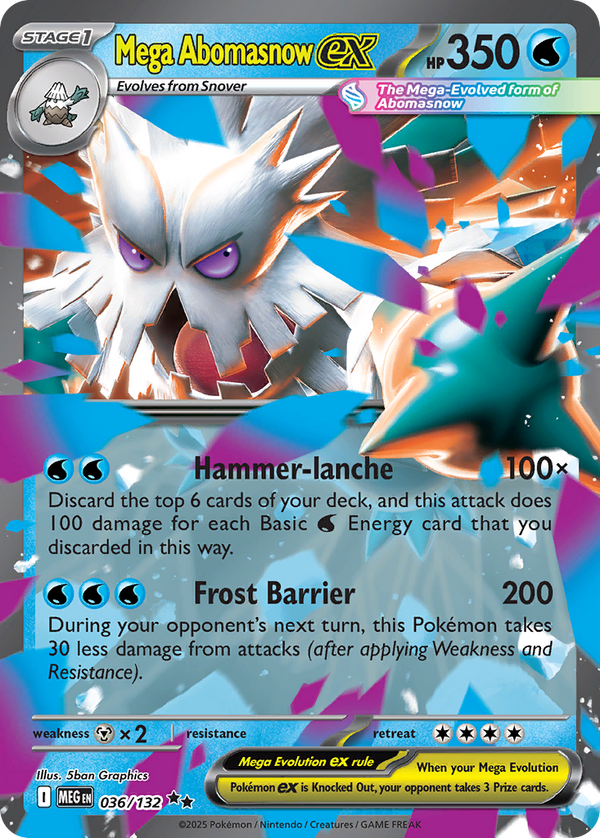 Mega Abomasnow EX - Mega Evolution SET-36