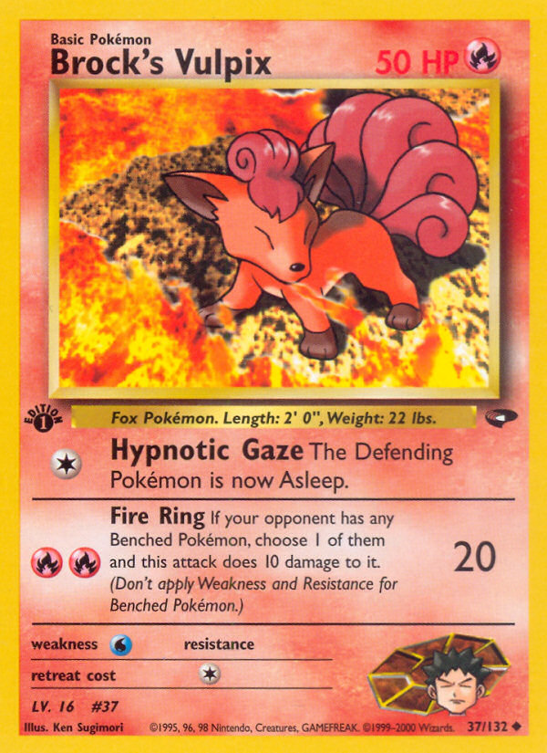 Brock's Vulpix - Gym Challenge SET-37