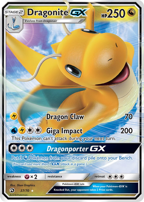 Dragonite-GX - Dragon Majesty SET-37