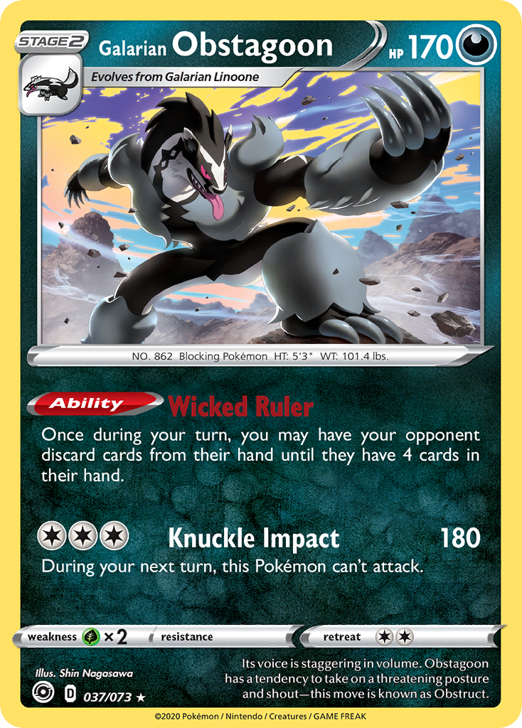 Galarian Obstagoon - Champion's Path SET-37