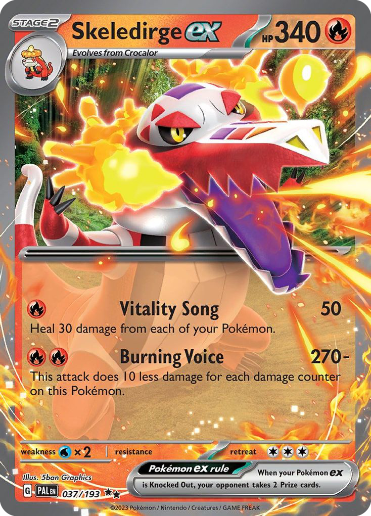 Skeledirge EX - Paldea Evolved SET-37