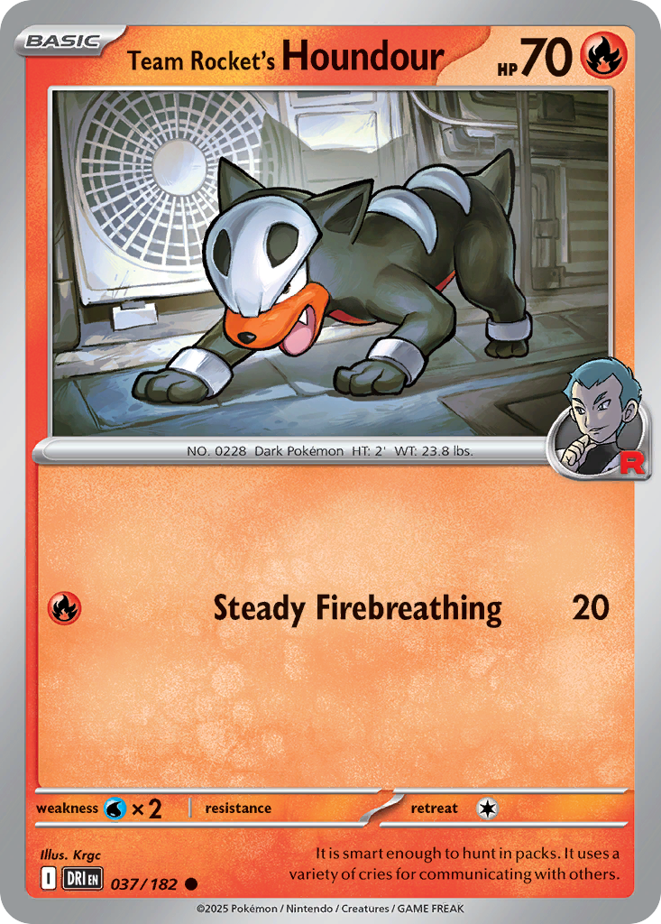 Team Rocket's Houndour - Destined Rivals SET-37