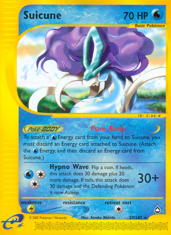 Suicune - Aquapolis SET-37