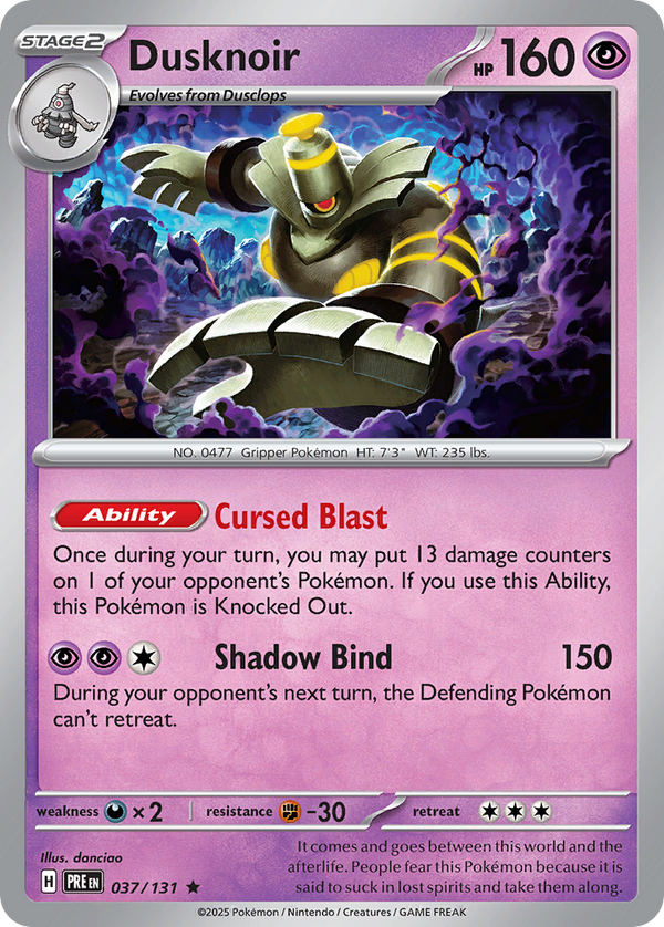 Dusknoir - Prismatic Evolutions SET-37