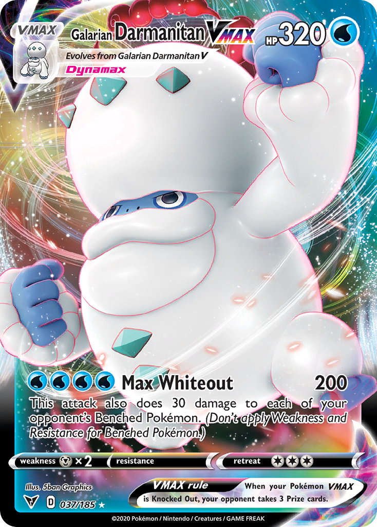 Galarian Darmanitan VMAX - Vivid Voltage SET-37