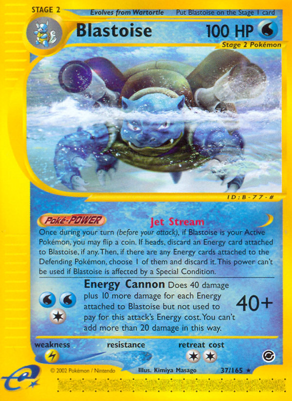 Blastoise - Expedition Base Set SET-37