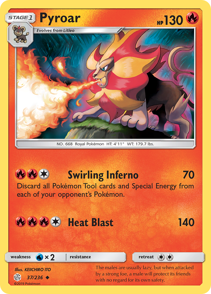 Pyroar - Cosmic Eclipse SET-37