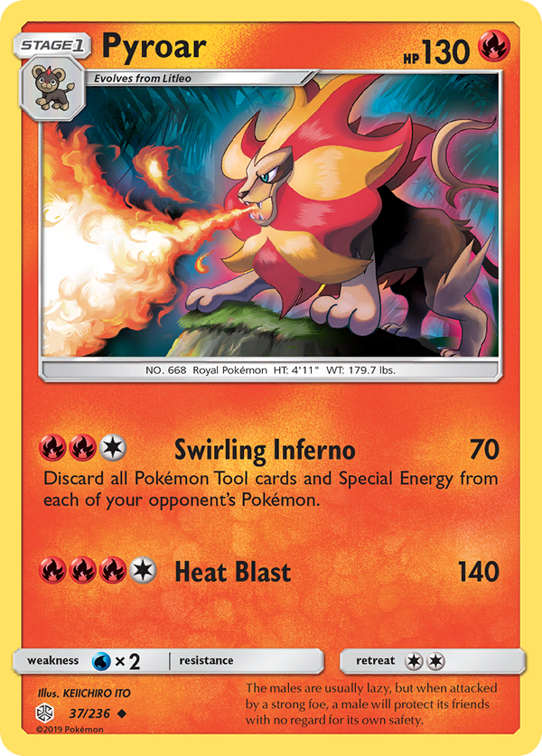 Pyroar - Cosmic Eclipse SET-37