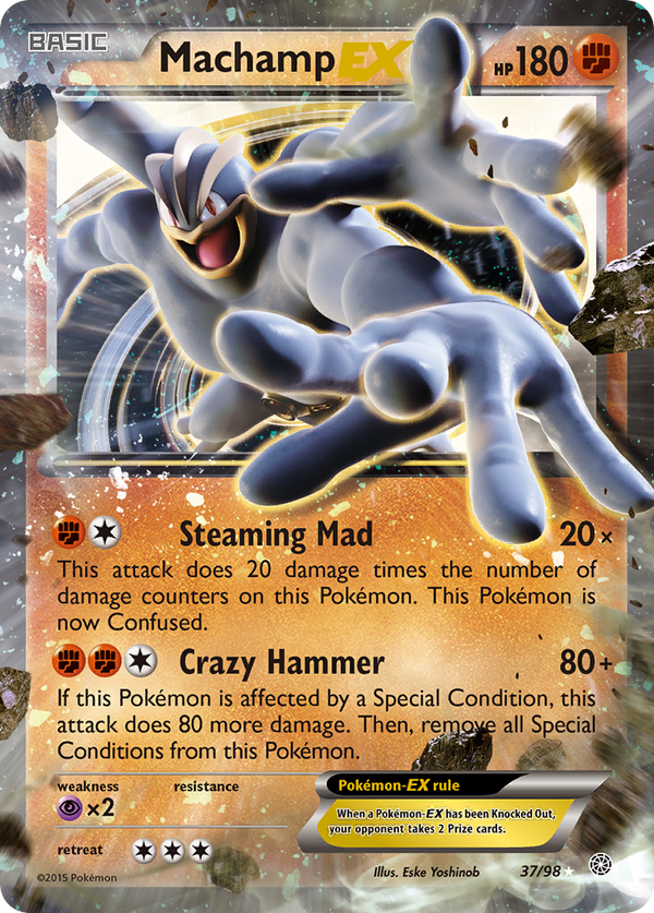 Machamp-EX - Ancient Origins SET-37