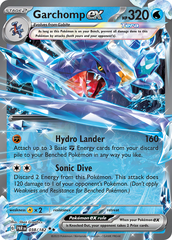 Garchomp EX - Paradox Rift SET-38