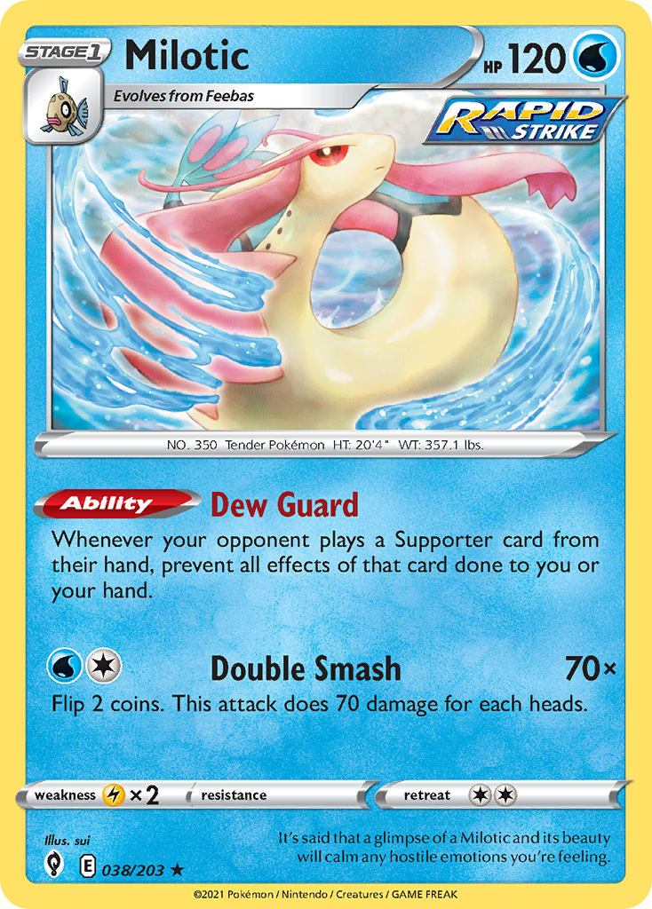 Milotic - Evolving Skies SET-38