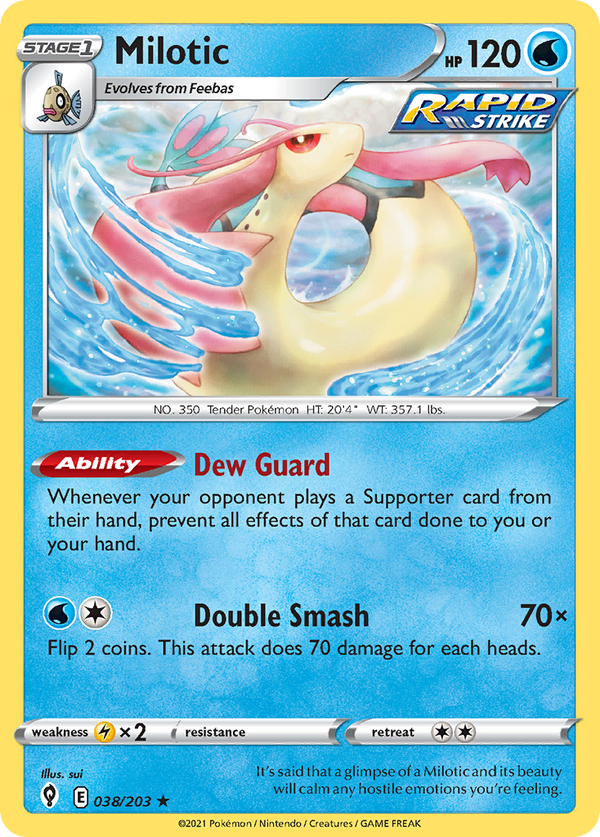 Milotic - Evolving Skies SET-38