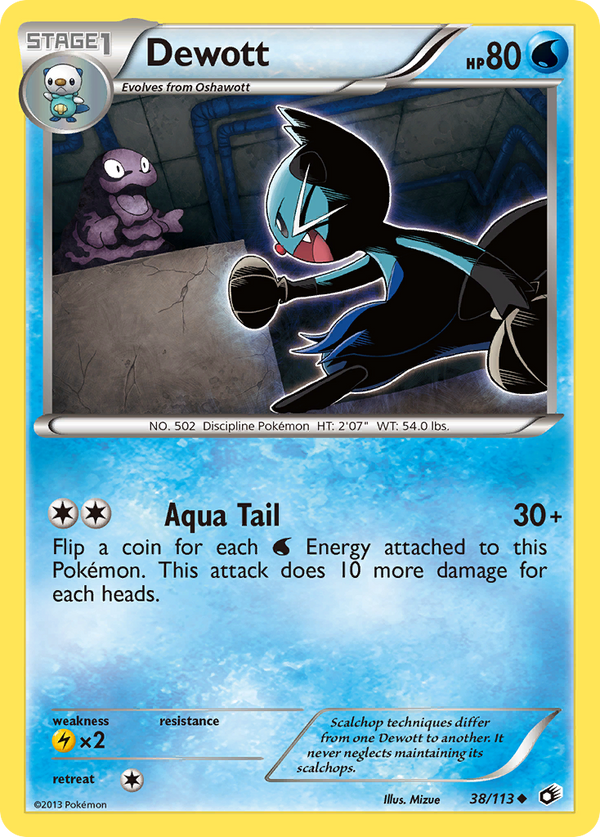 Dewott - Legendary Treasures SET-38