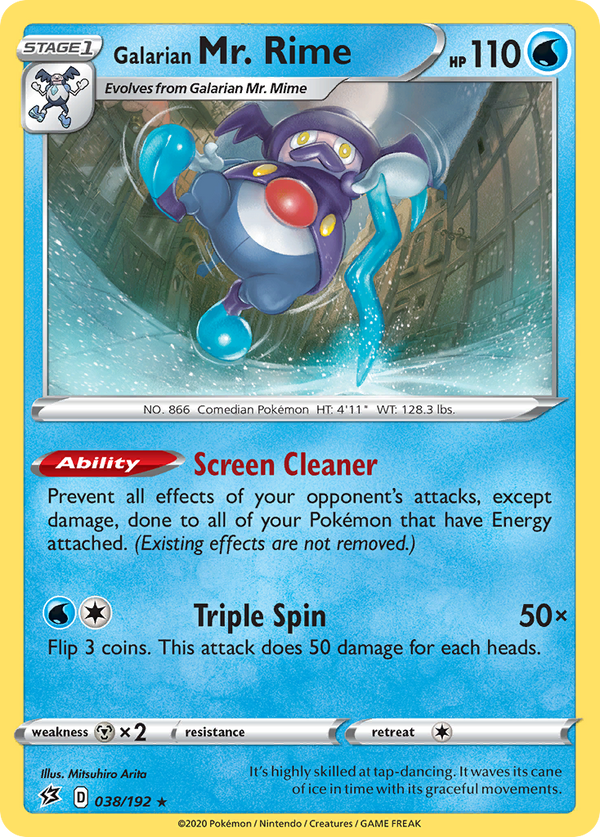 Galarian Mr. Rime - Rebel Clash SET-38