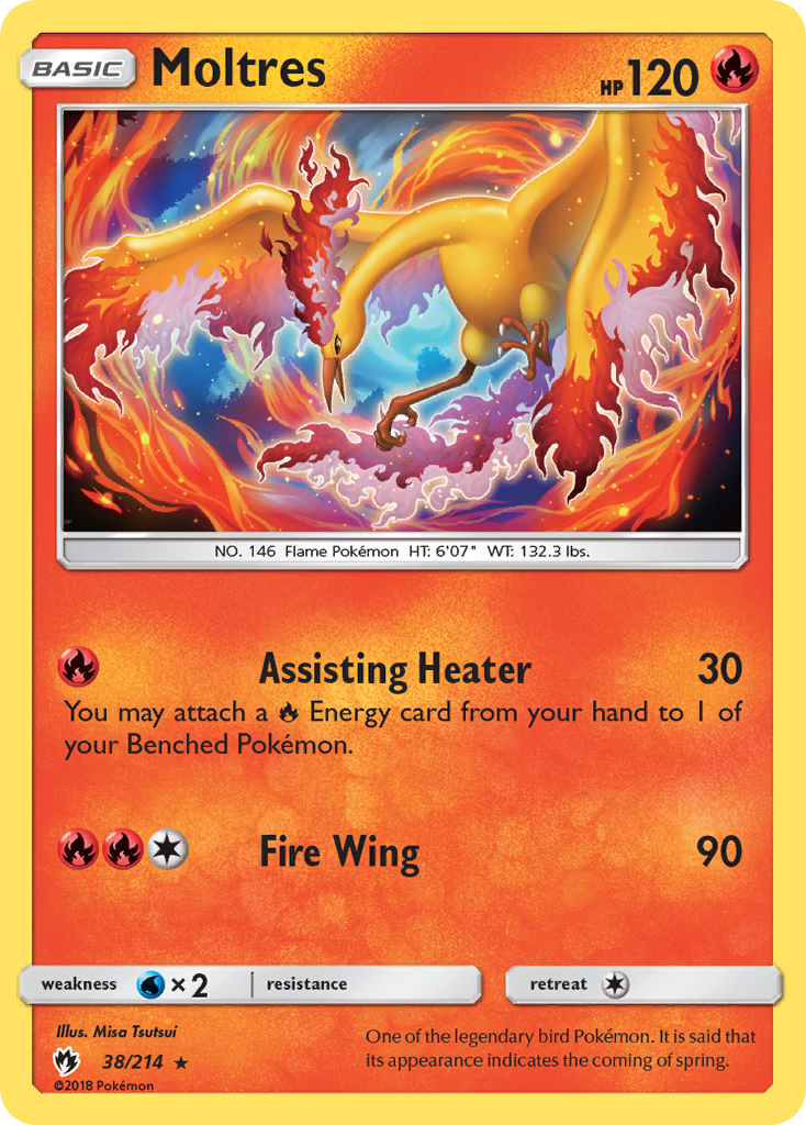 Moltres - Lost Thunder SET-38
