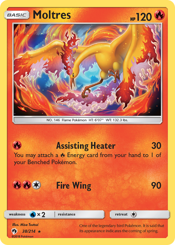 Moltres - Lost Thunder SET-38